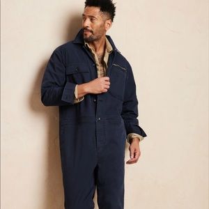 Banana Republic XL flight suit jumper coveralls